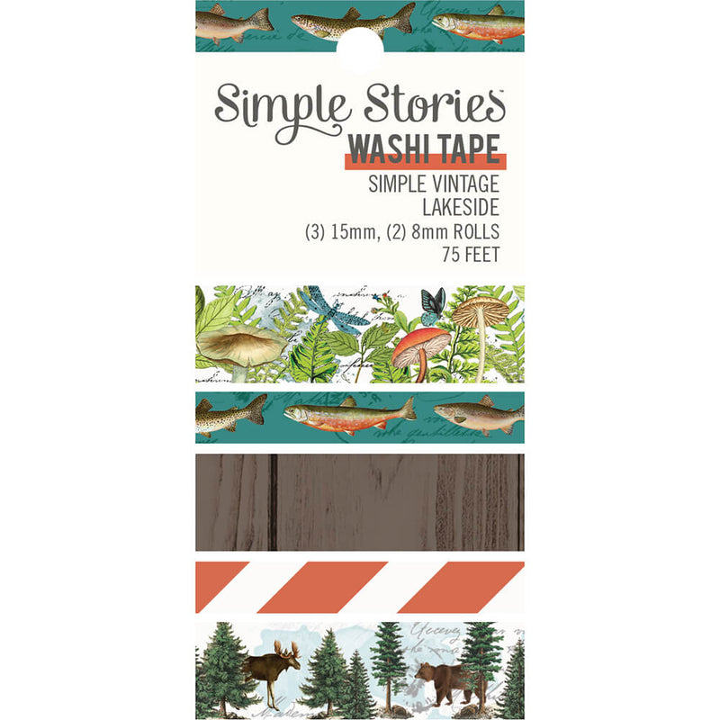 Simple Vintage Lakeside Washi Tape - Simple Stories - Clearance