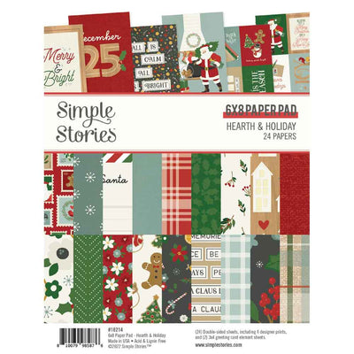 Hearth & Holiday 6" x 8" Pad - Simple Stories