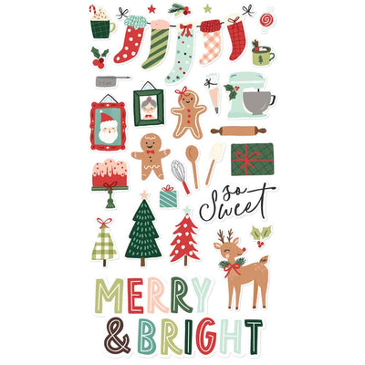 Baking Spirits Bright Chipboard - Simple Stories