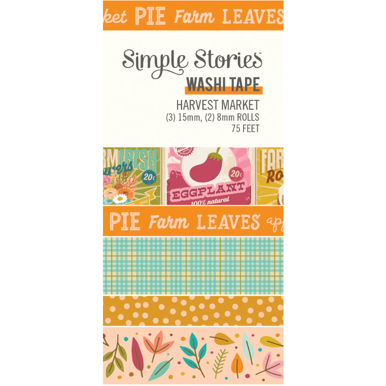 Harvest Market Washi Tape-Simple Stories