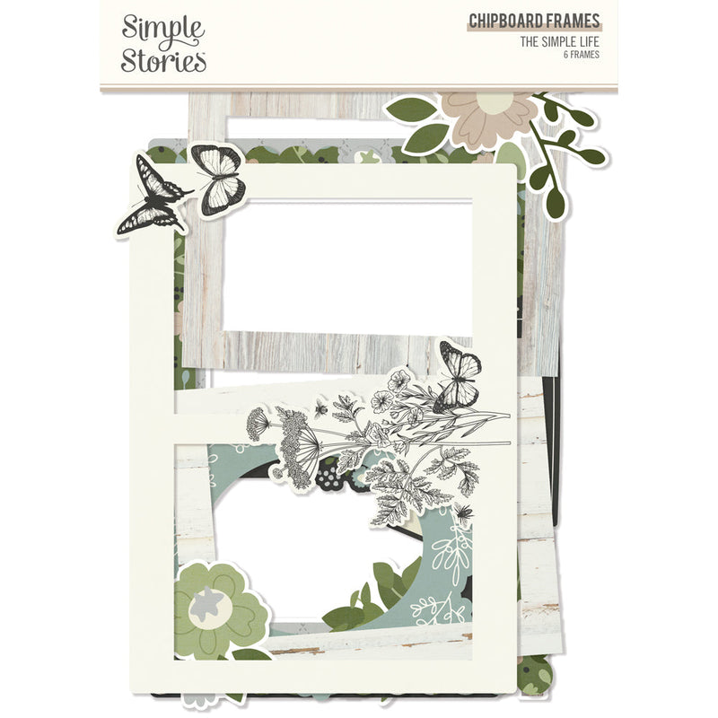 The Simple Life Chipboard Frames - Simple Stories - Clearance