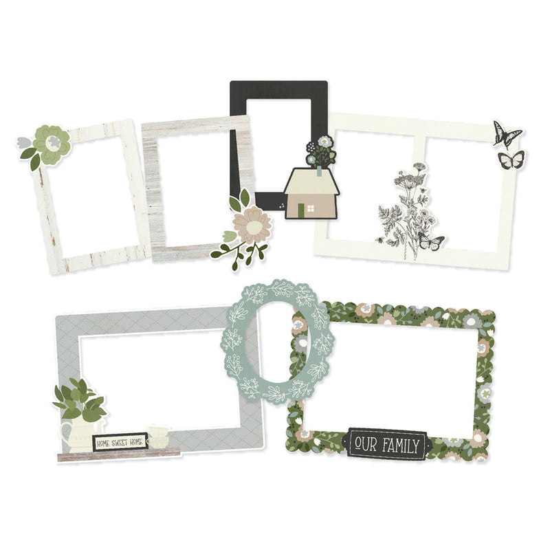 The Simple Life Chipboard Frames - Simple Stories - Clearance