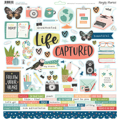 Life Captured Cardstock Stickers - Simple Stories