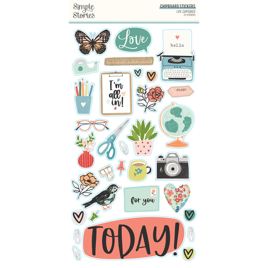 Life Captured 6x12 Chipboard-Simple Stories