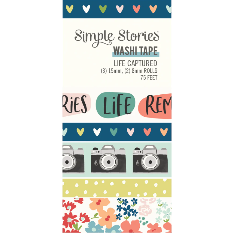 Life Captured Washi Tape- Simple Stories - Clearance