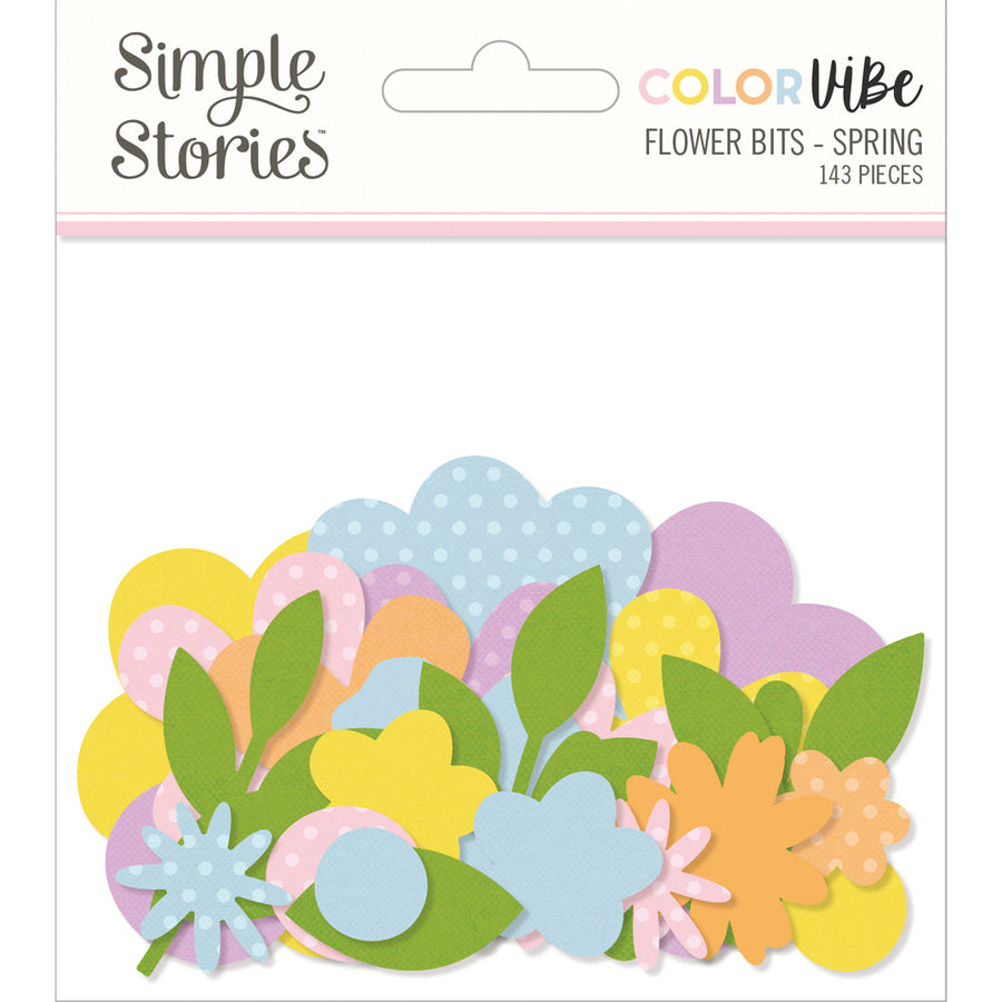Color Vibe Flowers Bits & Pieces Spring-Simple Stories