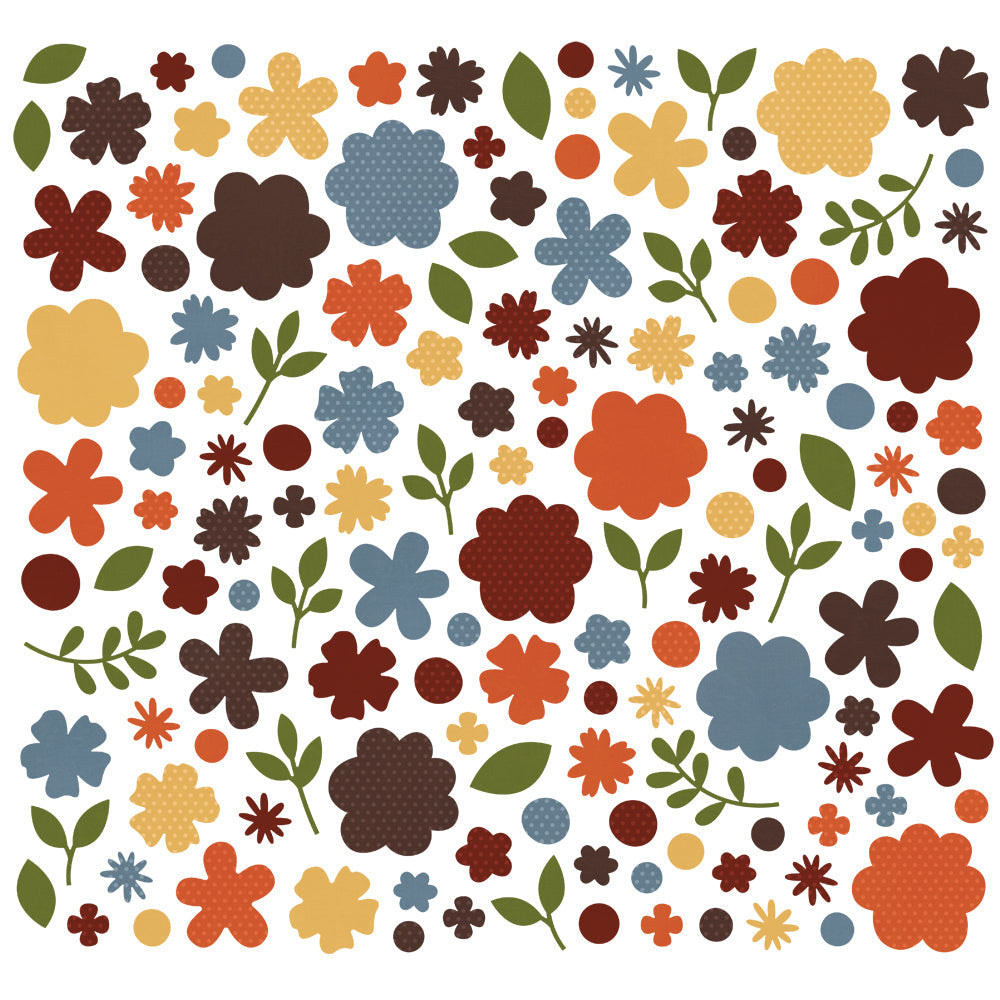 Color Vibe Flowers Bits &  Pieces Fall-Simple Stories