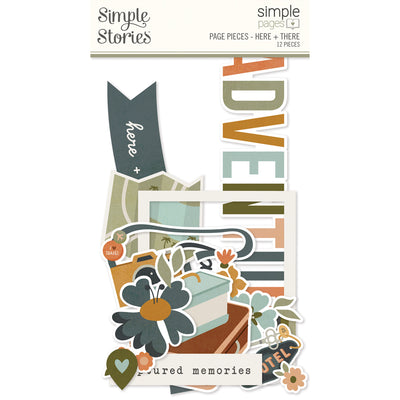 Simple Page Pieces - Here+There Collection - Simple Stories