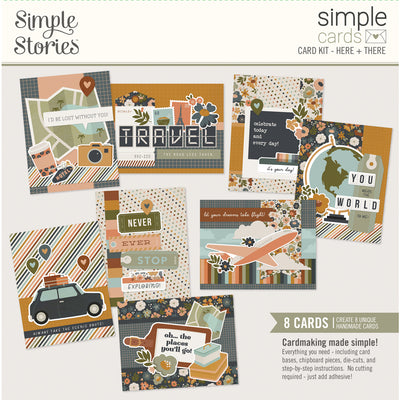 Simple Card Kit - Here+There Collection - Simple Stories