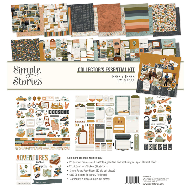 Here+There Collector Essential Kit - Here+There Collection - Simple Stories