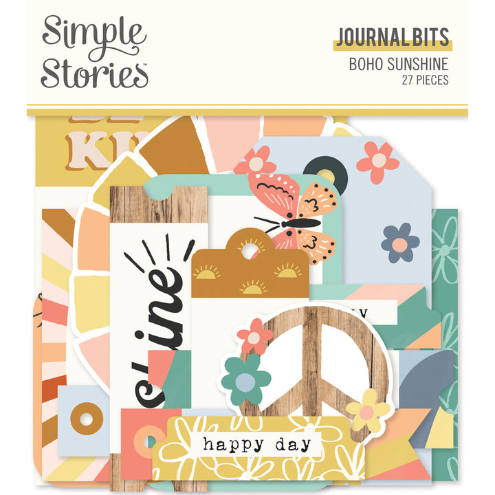 Journal Bits and Pieces - Boho Sunshine Collection - Simple Stories