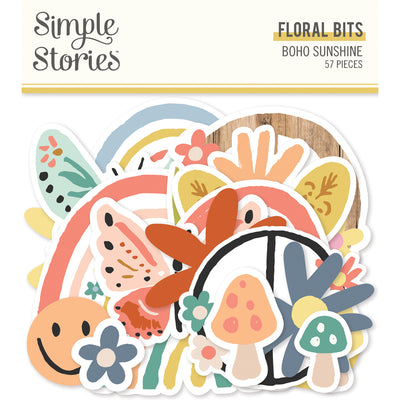 Floral Bits and Pieces - Boho Sunshine Collection - Simple Stories