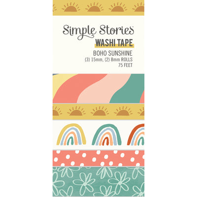 Washi Tape - Boho Sunshine Collection - Simple Stories