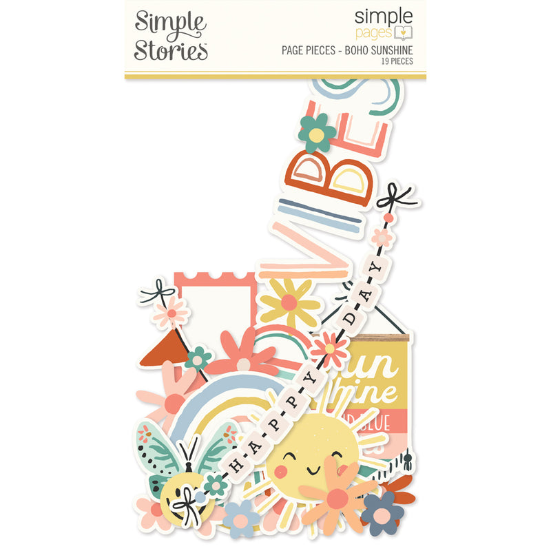 Simple Page Pieces - Boho Sunshine Collection - Simple Stories
