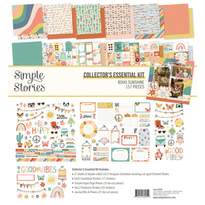 Boho Sunshine Collector Essential Kit - Boho Sunshine Collection - Simple Stories