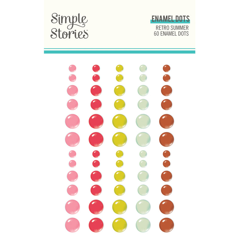 Enamel Dots - Retro Summer Collection - Simple Stories
