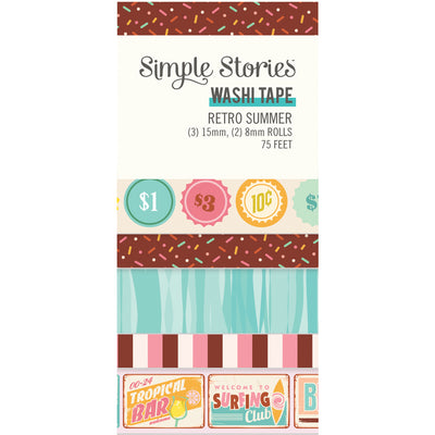 Washi Tape - Retro Summer Collection - Simple Stories