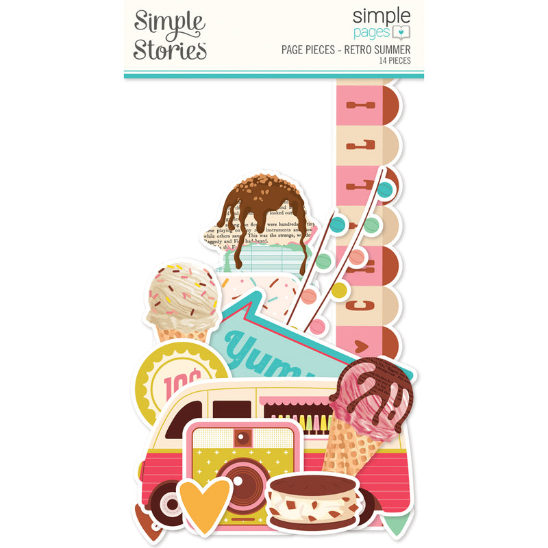 Simple Page Pieces - Retro Summer Collection - Simple Stories