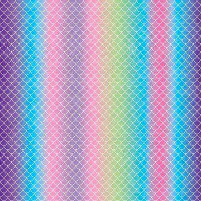 Mermaid Rainbow Infusible Ink Transfer Sheet Patterns - Cricut