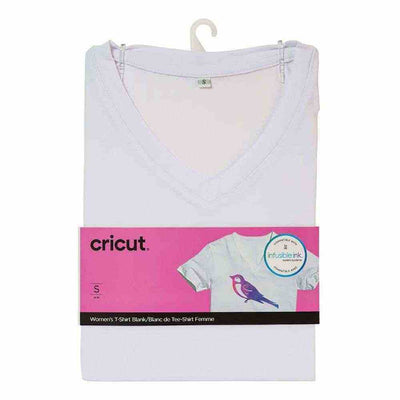 Women's Small T-Shirt V-Neck - Infusible Ink - Cricut - Clearance