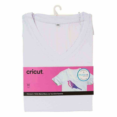 Women's Medium T-Shirt V-Neck - Infusible Ink - Cricut - Clearance