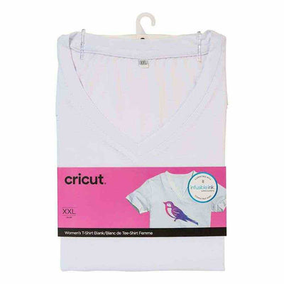 Women's XXL T-Shirt V-Neck - Infusible Ink - Cricut
