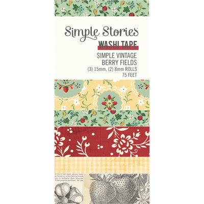 Washi Tape - Simple Vintage Berry Fields Collection - Simple Stories