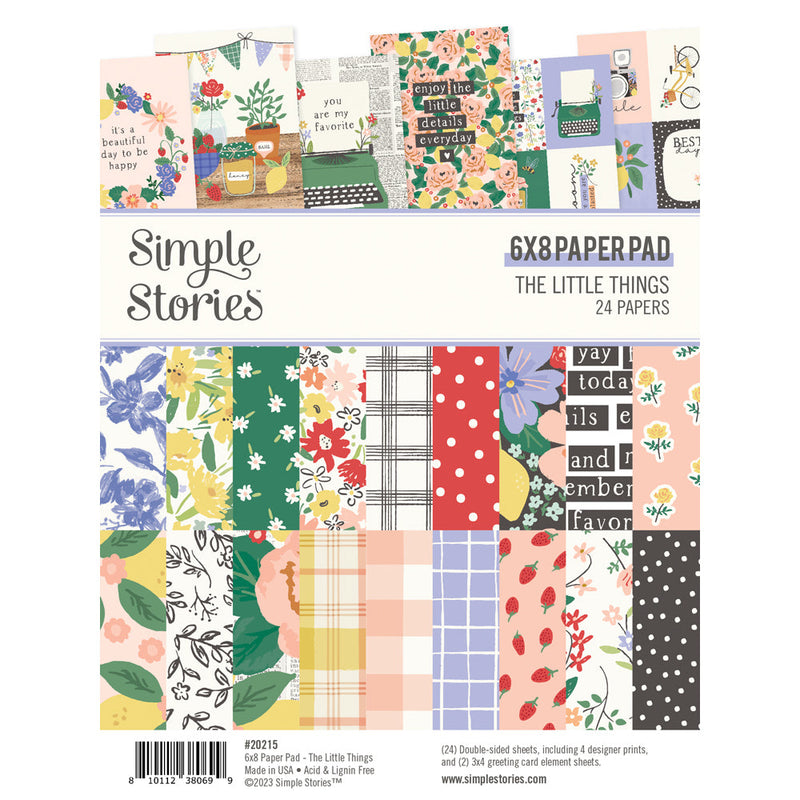 The Little Things 6" x 8" Paper Pad - Simple Stories