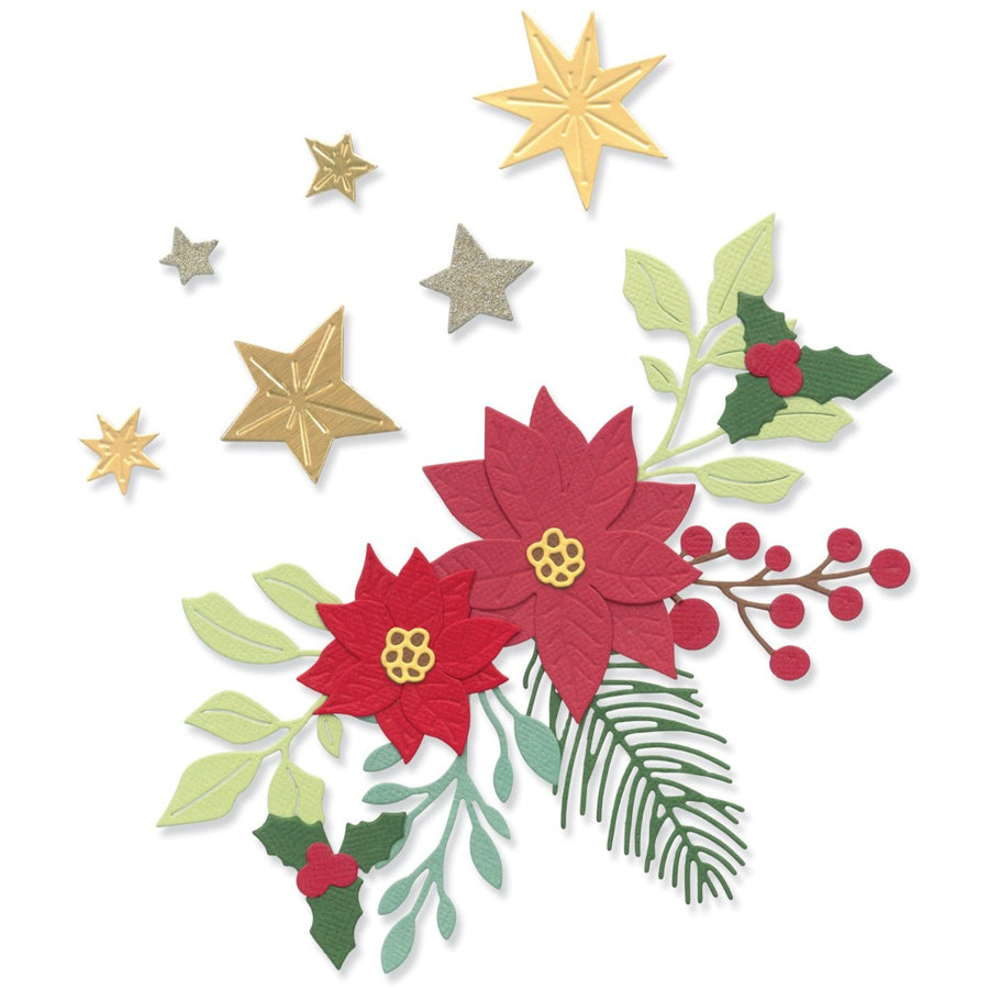 Festive Foliage Thinlits Die - Jess Slack - Sizzix