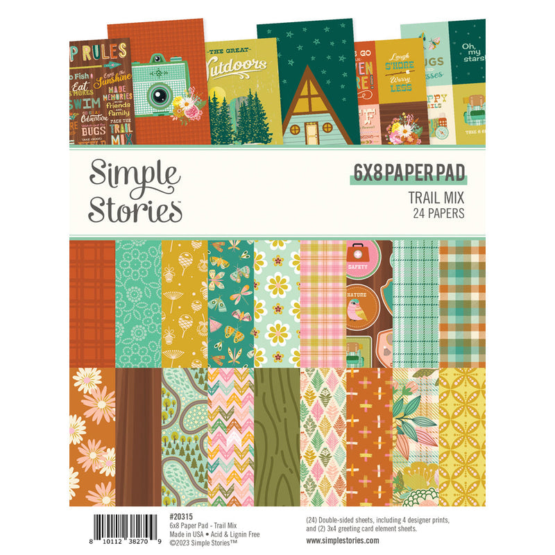 Trail Mix 6x8 Pad  - Simple Stories