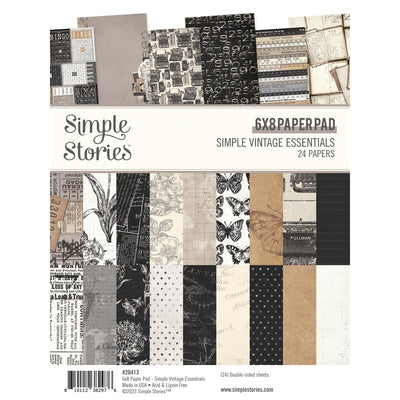 Simple Vintage Essentials 6x8 Pad  - Simple Stories