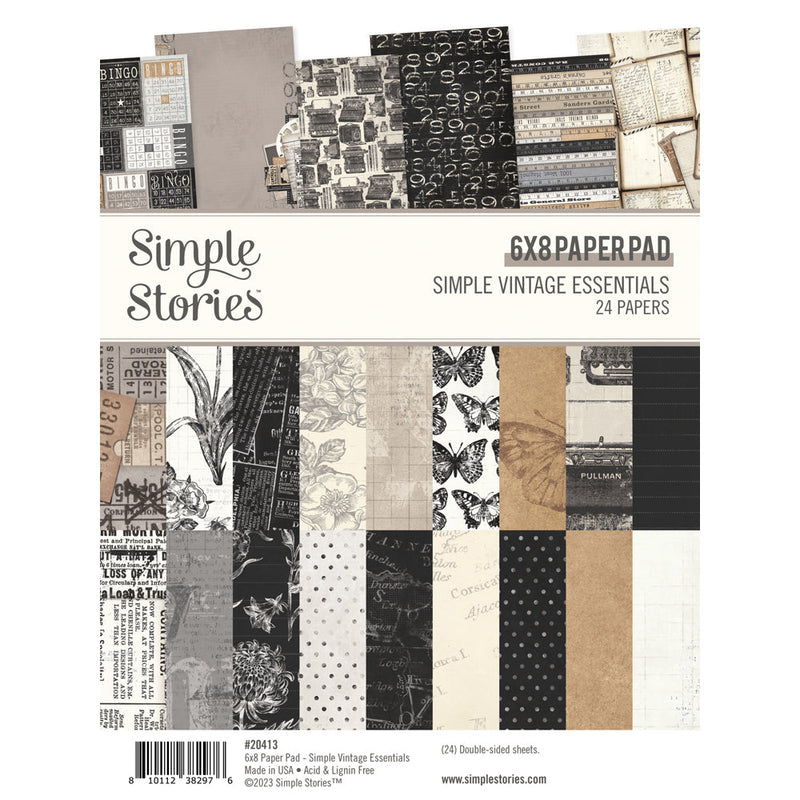 Simple Vintage Essentials 6x8 Pad  - Simple Stories