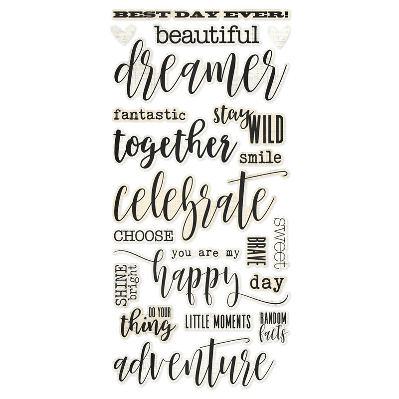 Titles Foam Stickers - Simple Vintage Essentials - Simple Stories