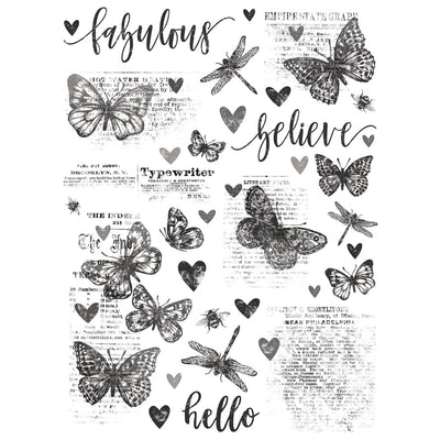 Butterflies Rub Ons -Simple Vintage Essentials - Simple Stories