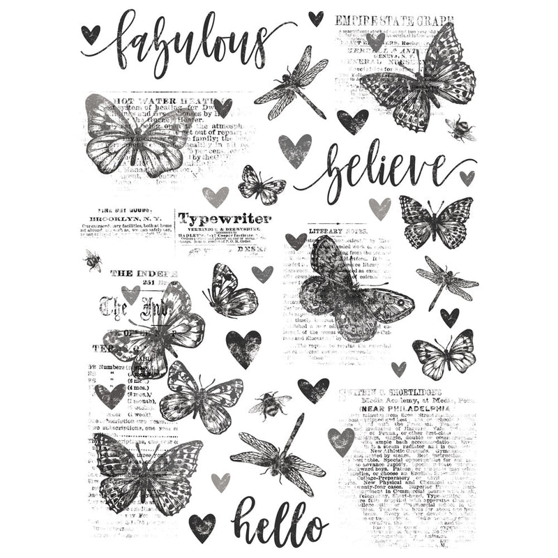 Butterflies Rub Ons -Simple Vintage Essentials - Simple Stories