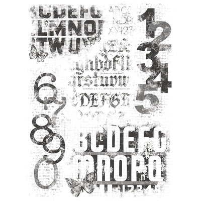 Typeset Rub Ons- Simple Vintage Essentials - Simple Stories