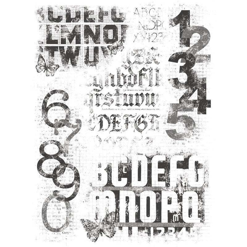 Typeset Rub Ons- Simple Vintage Essentials - Simple Stories