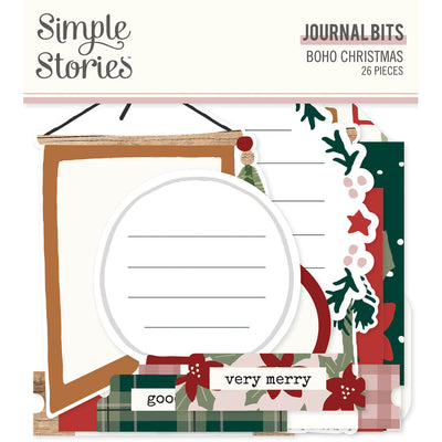 Boho Christmas - Journal Bits & Pieces - Simple Stories