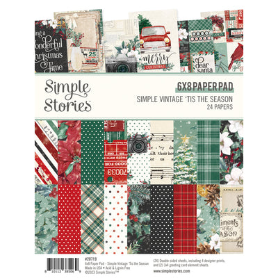 Simple Vintage Tis The Season - 6x8 Pad - Simple Stories