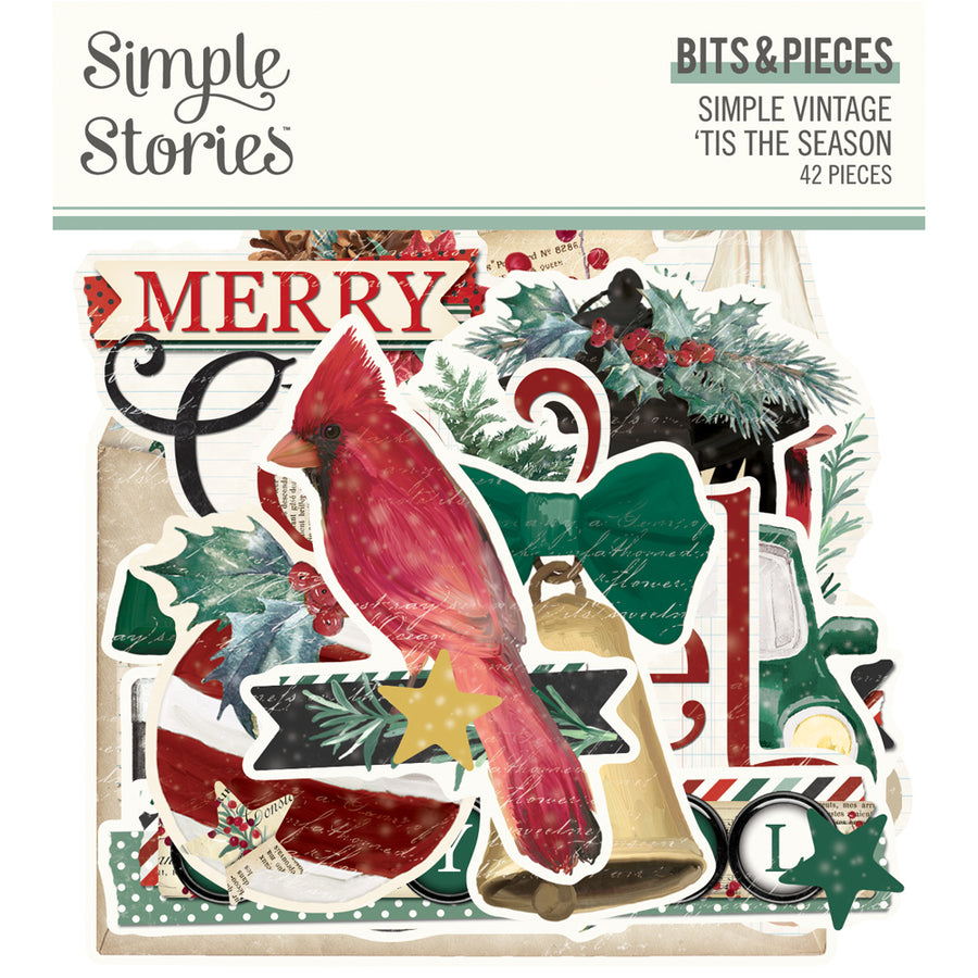 Simple Vintage Tis The Season - Bits & Pieces - Simple Stories