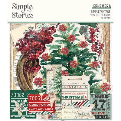 Simple Vintage Tis The Season - Ephemera - Simple Stories