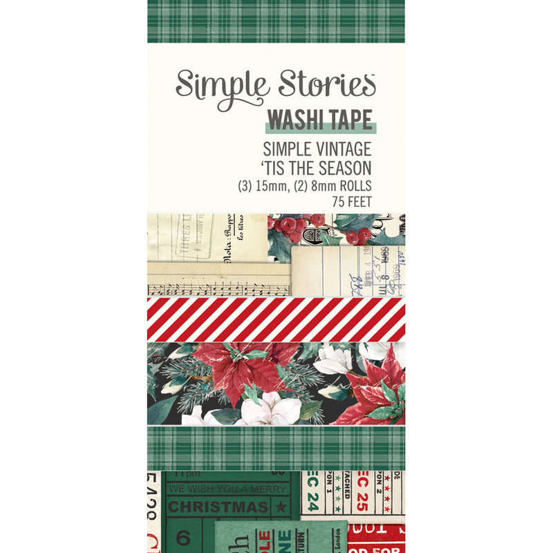 Simple Vintage Tis The Season - Washi Tape - Simple Stories