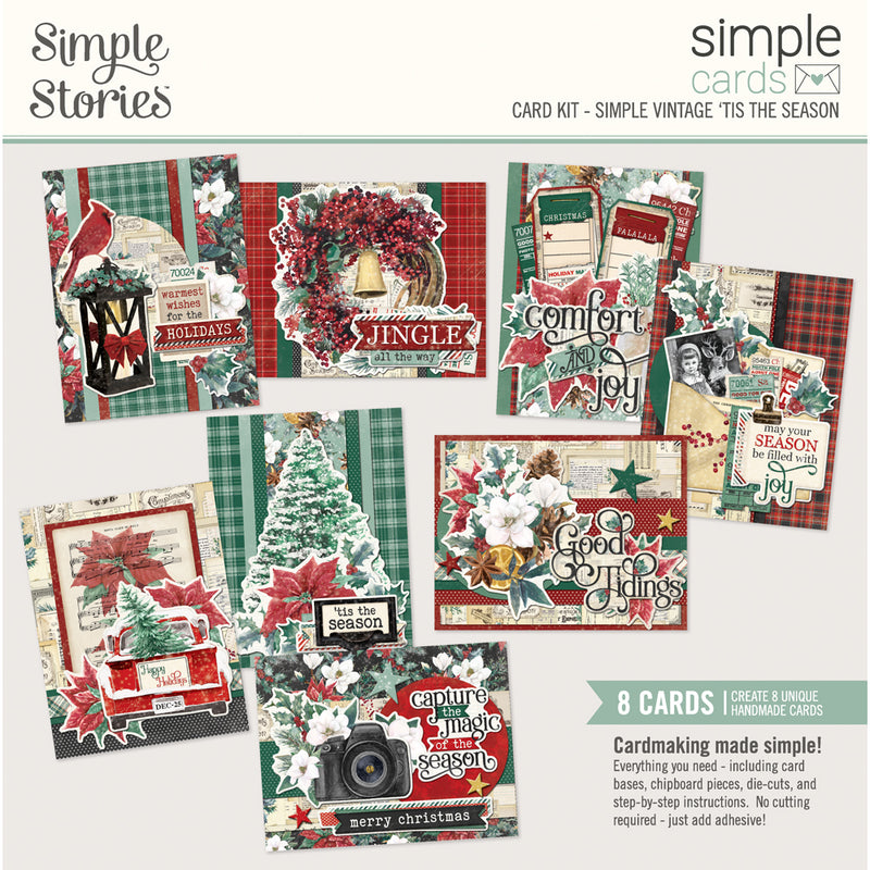 Simple Vintage Tis The Season - Simple Cards Card Kit - Simple Stories