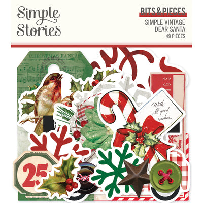 Simple Vintage Dear Santa - Bits & Pieces - Simple Stories