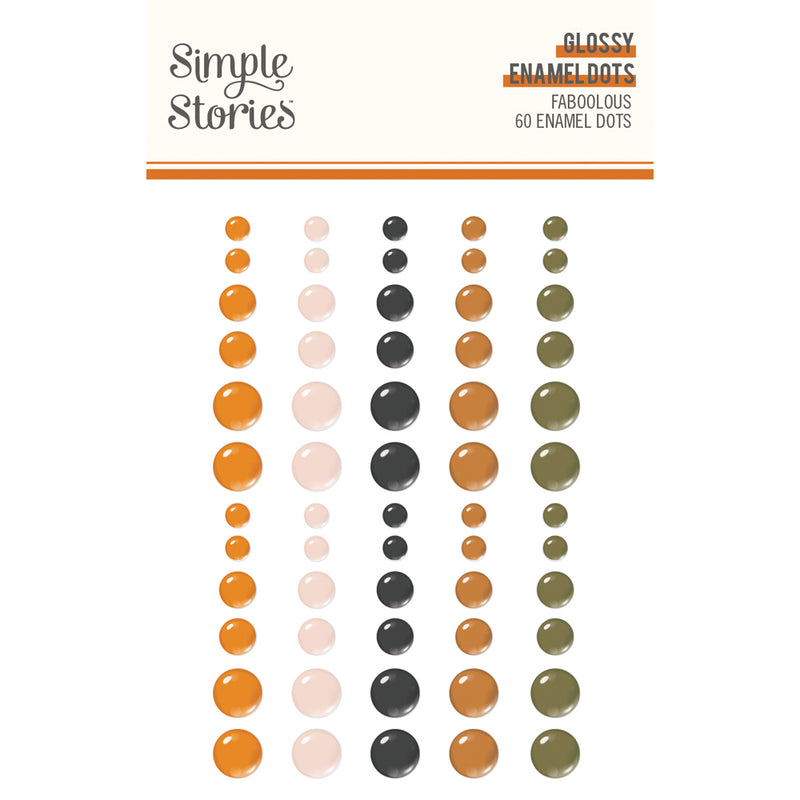 FaBOOlous - Glossy Enamel Dots - Simple Stories