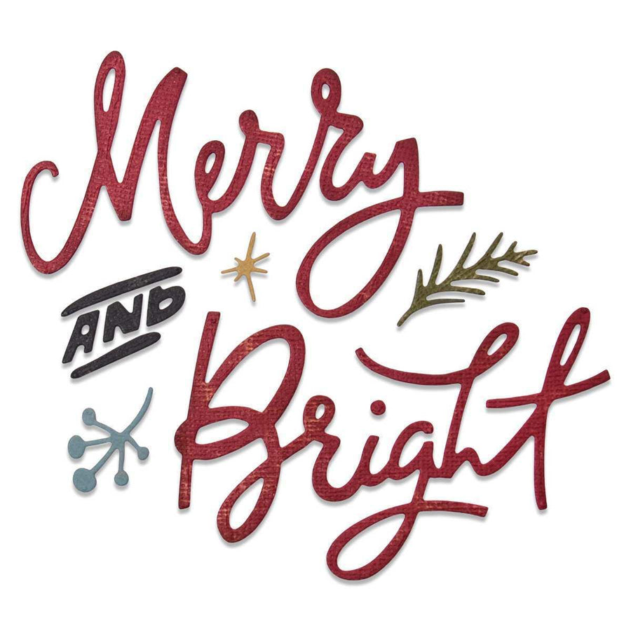 Merry & Bright Thinlits Dies - Tim Holtz - Sizzix