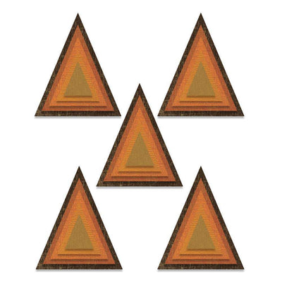 Triangles Stacked Tiles Thinlits Dies - Tim Holtz - Sizzix