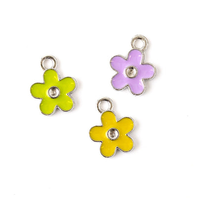 Enamel Flower Charms - Paige Evans - Blooming Wild Collection - American Crafts