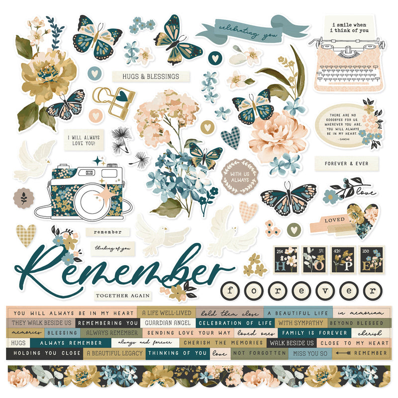 Remember Cardstock Stickers - Simple Stories