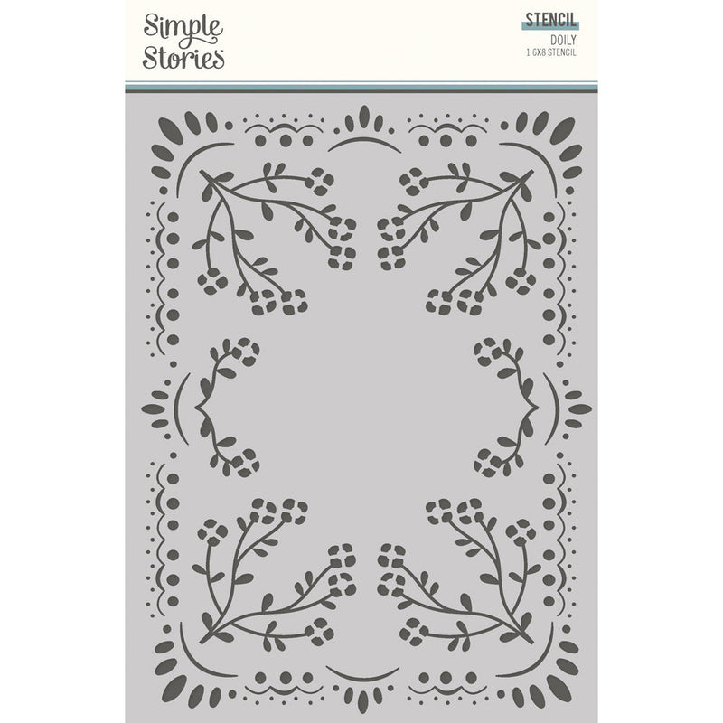 Remember  6" x 8" Stencil Doily - Simple Stories